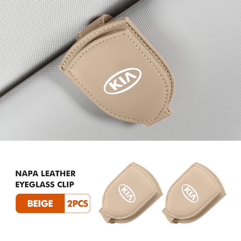Car Glasses Holder Sun Visor Sunglasses Clip Card Accessories For KIA Ceed Sportage Rio K5 K2 Optima Cerato Proceed Venga