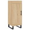 Highboard in Sonoma Oak Finish 34.5 x 34 x 180 cm Particleboard