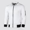 Pánská jarní podzimní bunda na zip Cardigan s dlouhým rukávem Ležérní Slim Fit Design Outdoorový kabát Baseballová bunda na zip