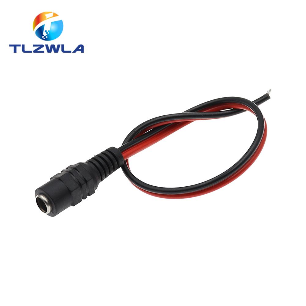 5PCS DC Power Male Female Cable 12V Plug DC Adapter Cable Plug Connector For CCTV Camera DC Plug 5.5*2.1mm 5.5x2.1 Fuse Holders1