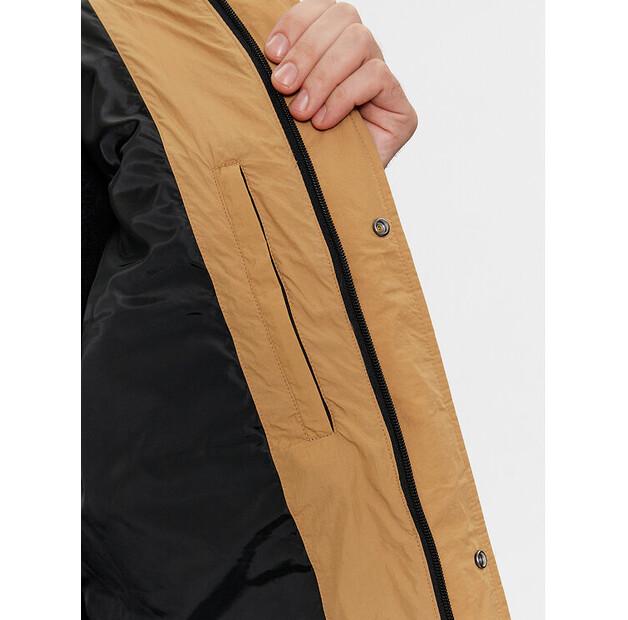 Winter Jacket Calvin Klein Crinkle K10K112228 Beige, Standard Fit