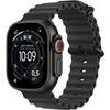 Apple Watch Ultra 3 GPS + Cellular - 49mm - Black Titanium Case - Black OceanBand Strap