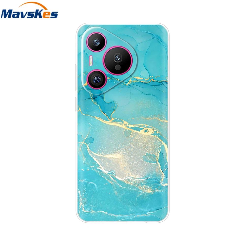 For Huawei Pura 70 Pro Case Pura 70 Clear Back Cover Pretty Girl Bumper Soft TPU Funda For Huawei Pura 70 Pro+ Pura70 Ultra Capa