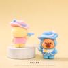 9Pcs/Set Anime Capybara Action Figurine Plaything Small Flocked Kapibare Figurines Desktop Home Deroc Collection Model Toys