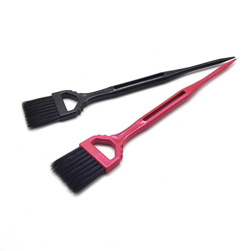 3pcs Dye Brush Rosy For Home Salon Use, Durable Pp Coloring Applicator, Hair Tint Brush, Hairdressing Tool, Hair Care Styling