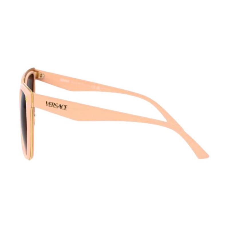 Versace Original design metal square sunglasses women's pink 22381433 0VE2278D 54946I pink-pink 58