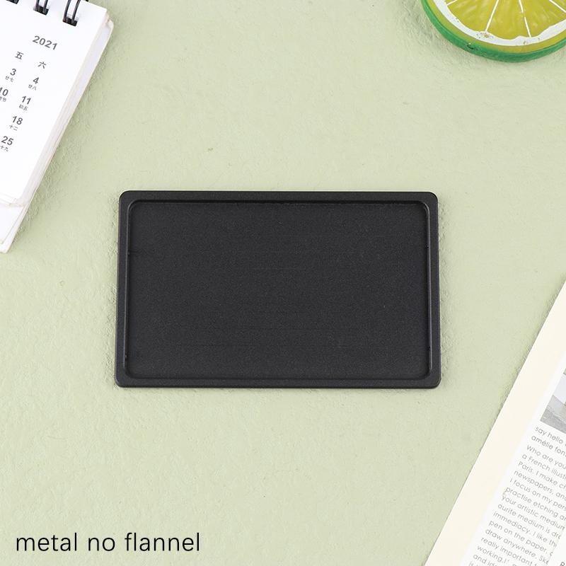 1Pcs Coin Tray For Card Holde Wallet Case Purse Card Holder Key Desk Tray Mini Slim Aluminum Metal Case