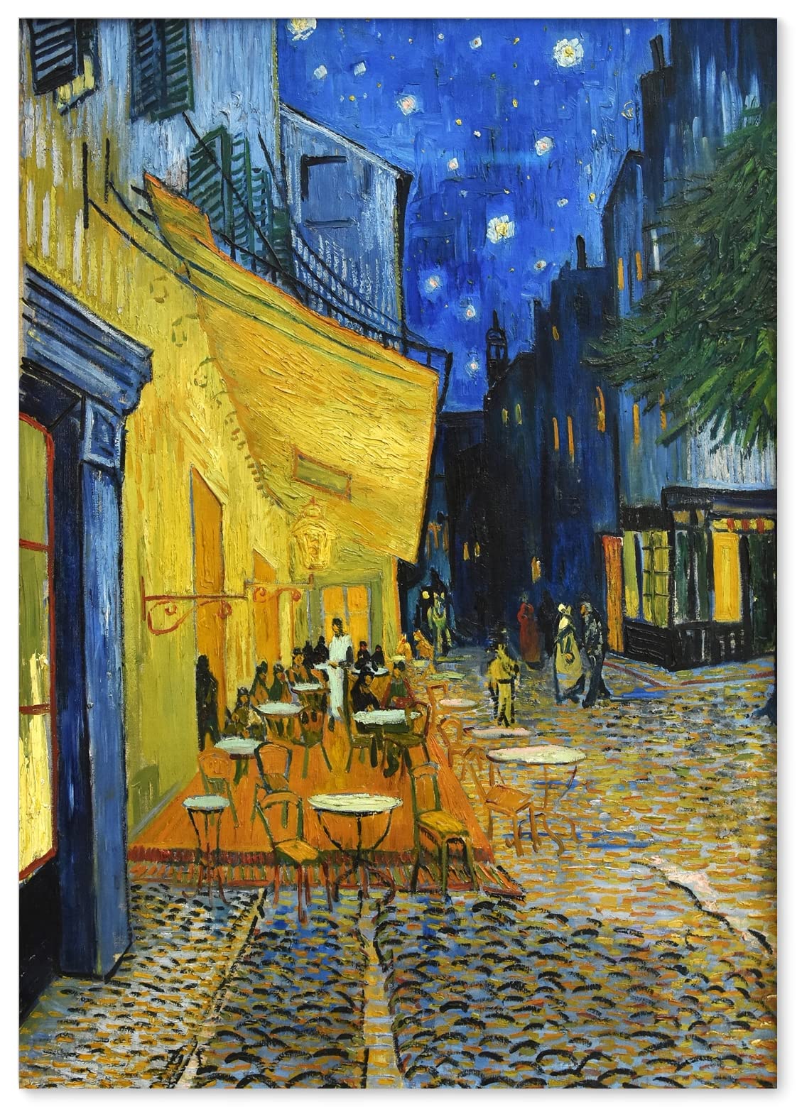 

Плакат картина Ван Гога Терраса формата А2 в интерьере Обои Арт-постер Ночное кафе [Сделано в Японии] [Для обоев]
