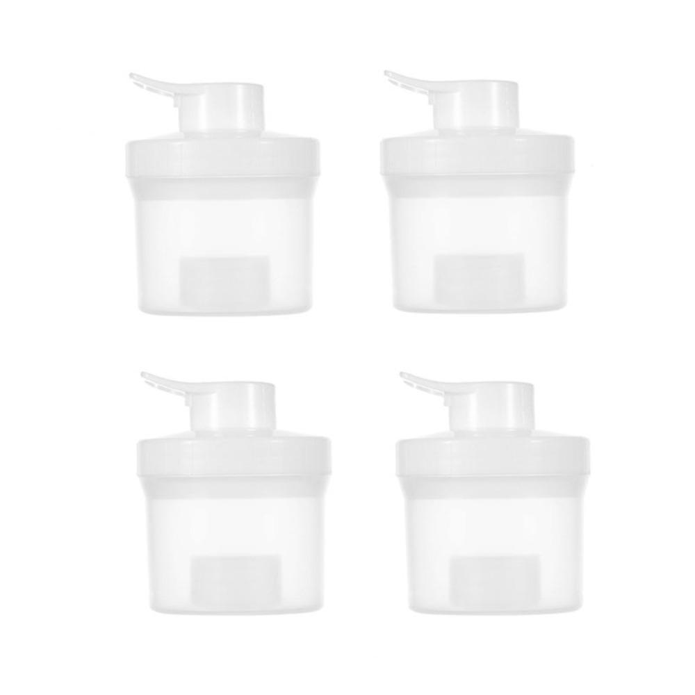 

4pcs PP BBQ Spices Box 100ml Spice Jar Portable Barbecue Seasoning Box Pepper прозрачный