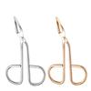 Stainless Steel Eyebrow & Eyelash Curler with Tweezers and Trimming Tool