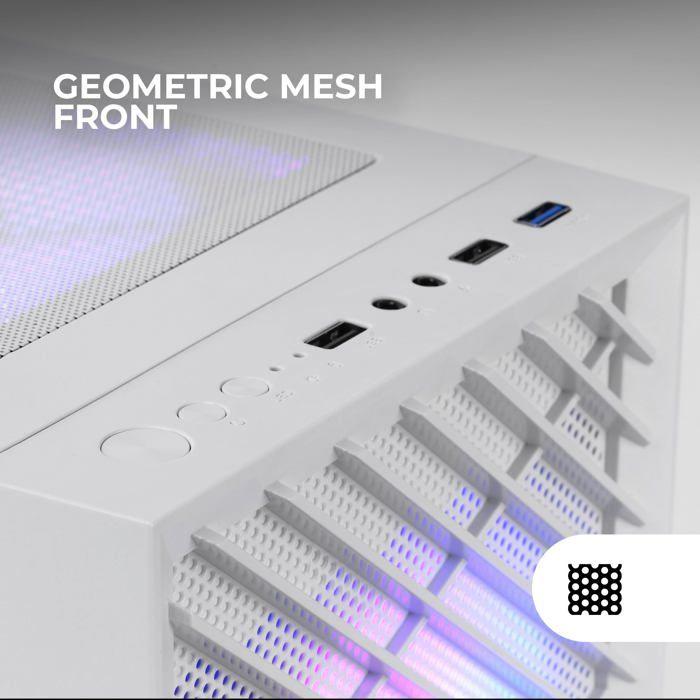 Boîtier gaming - mars gaming - mc-vortex - microatx - verre trempé - 3 ventilateurs frgb 120mm