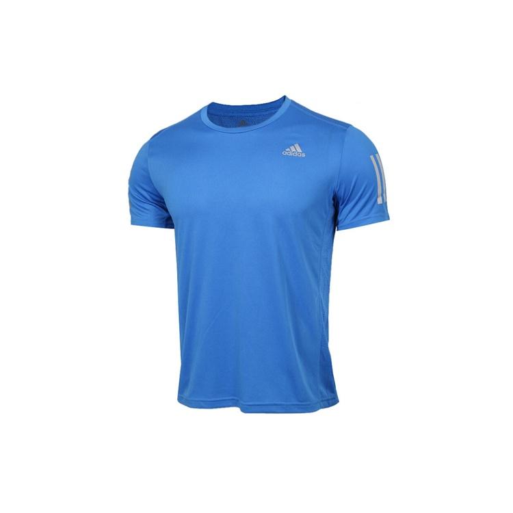 adidas Own The Run Sports Short Sleeve Tee Blue Grey Men s DX1995 S