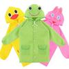 Children's Cartoon Rain Poncho: Cute Cape Style for Boys and Girls, Fits Kindergarten To Primary School with Room for Backpack
