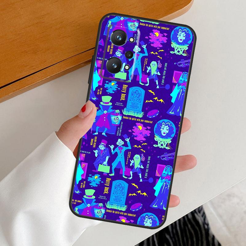 Haunted Mansion For Realme 12 Pro Plus 11 10 9 C67 C55 C53 C51 C31 C35 C33 C30 C21Y C25s GT5 GT Neo 6 Case