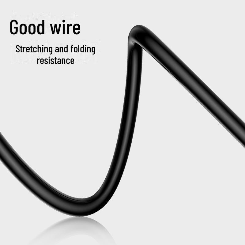 Sluchátka do uší Youshengshi s kabelovým ovládáním a mikrofonem, 6D silné basy pro počítač, karaoke a hovory