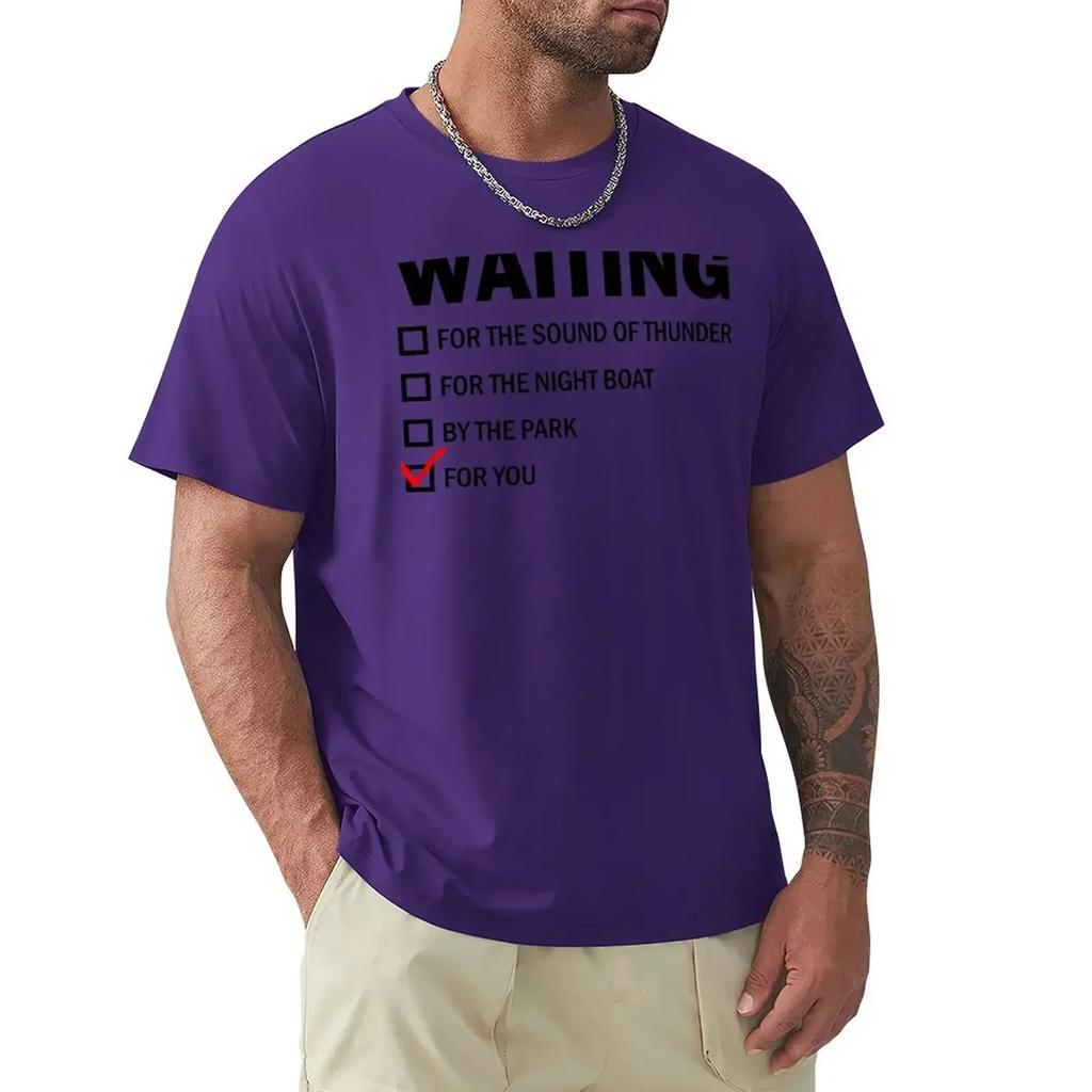 customs tees T-shirts for cotton customizeds vintage korean fashion tall t shirts Waiting for Duran T-Shirt