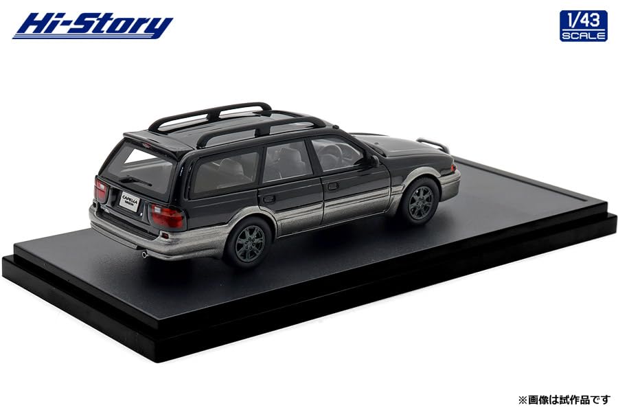 INTERALLIED Hi Story Scale Mazda CAPELLA WAGON FX Brilliant Silver Finished HS506BK 1/43 (1994) Black/Silent Metallic, Model,