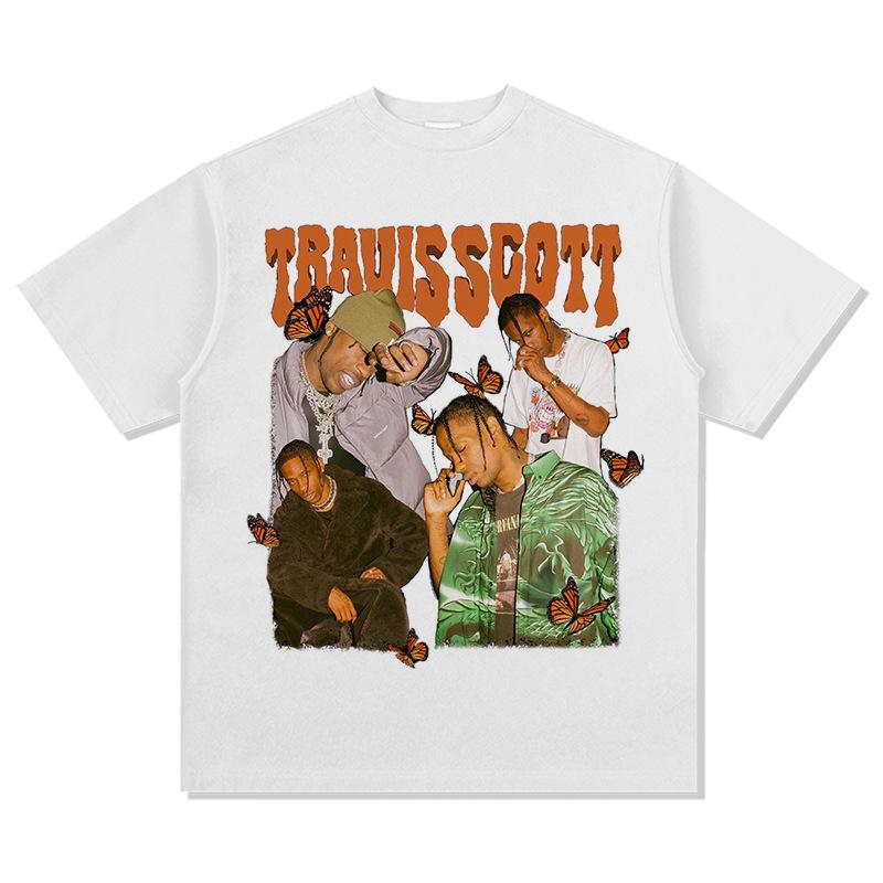 

Travis Scott Butterfly Graphic TShirt Unisex Oversized Cotton Lightweight Trendy Urban Fashion Crew Neck Short Sleeve Tee 4XL
