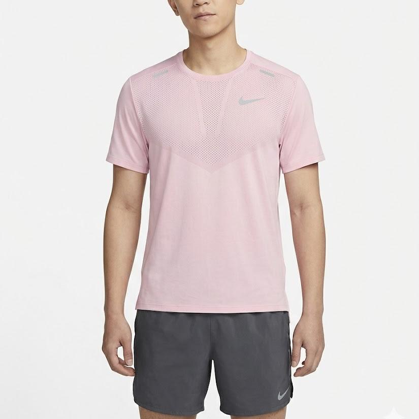 Nike T-shirt Asciugatura Rapida Unisex Rosa Girocollo CZ9185-664