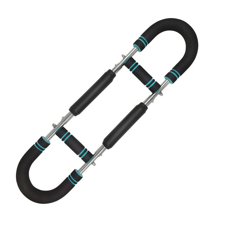Twister Arm Exerciser U-Shape Wrist Strength Trainer With Foam Handle Adjustable Chest Expander Home Portable Fitness Equipment