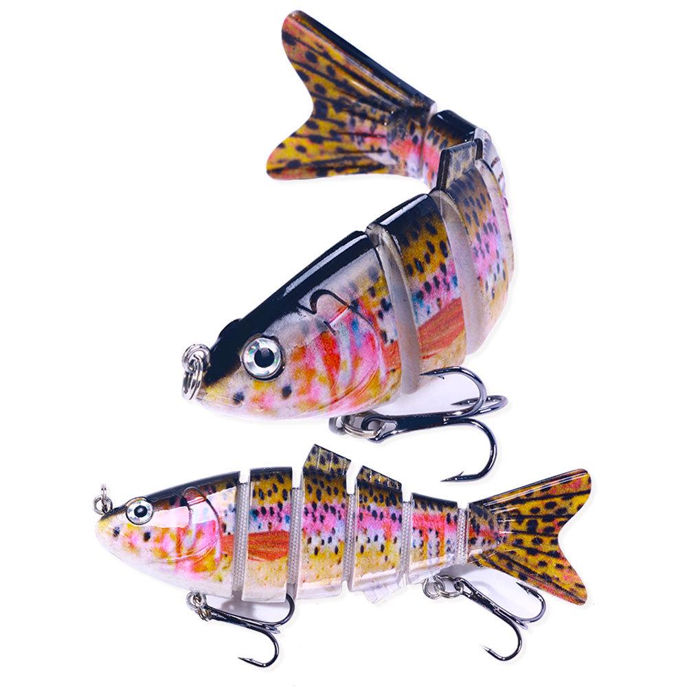 10-Color 10cm 18.2g Six-Section Hard Bait Lure for Sea Fishing