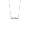 Temperament Mosan Diamond Spiral Necklace, Female Minority Design Sense, New Advanced Sense Collar Chain