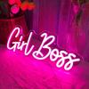 Multi-color LED Neon Light Signs: Transparent Acrylic Party Decor