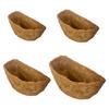 Space Saving Handmade Coconut Coir Wall Hanging Flower Pot Suitable For Herbs Succulents Planting Home Decoration 3 Pack