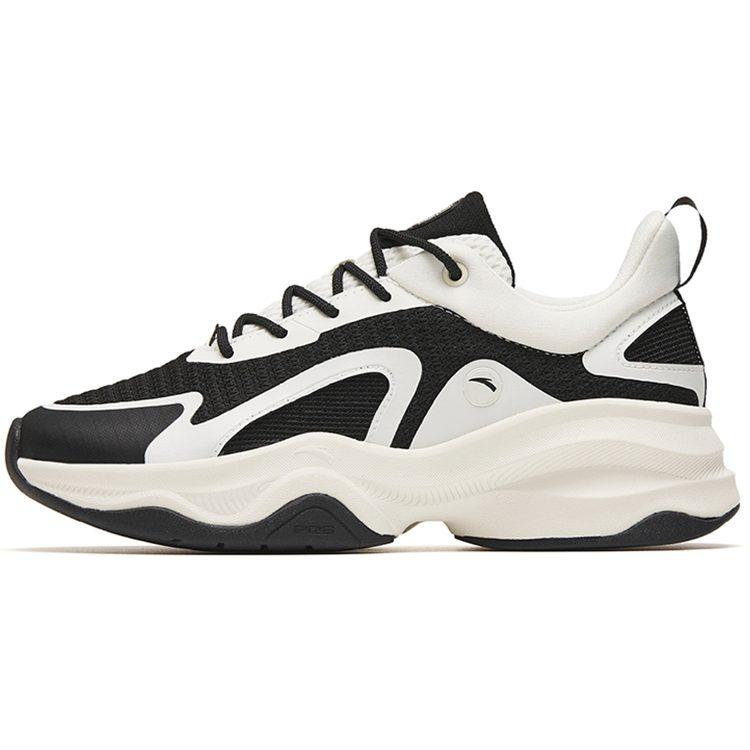 Anta Comfortable Cushioning Slip Resistant Abrasion Resistant Low top Training Shoes Women's White Black 122247756-8