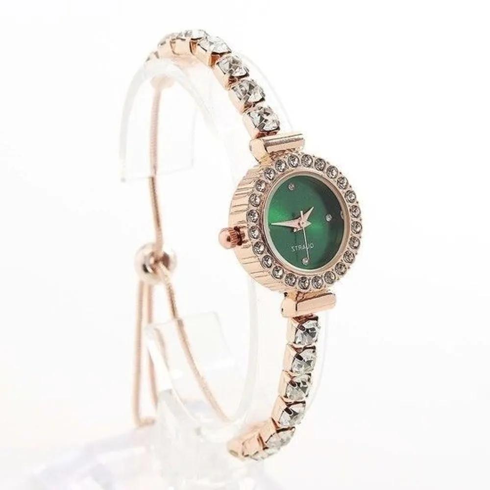 Women's Wristwatch Green Sophisticated Girlfriend Modern Lady Color Metal Simple Girlfriend Lady