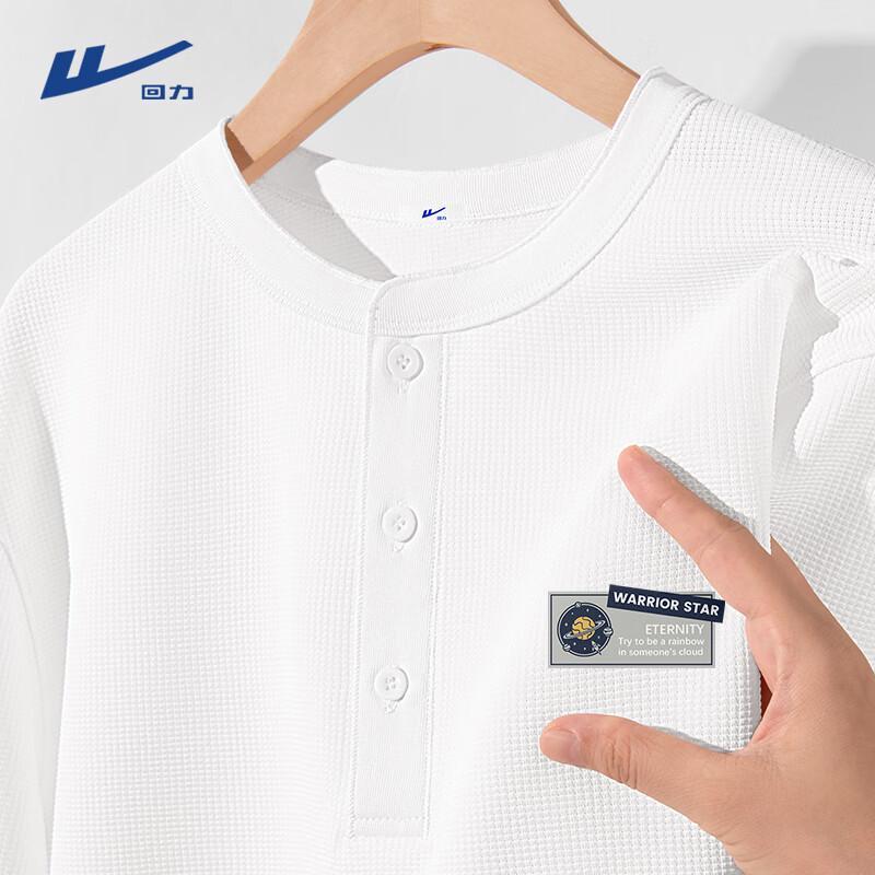 Warrior Men s Henley Waffle Long-Sleeve T-Shirt 3XL