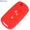 jingyuqin 2B Remote Car Key Silicone Cover Case For Ssangyong Actyon SUV Kyron Holder Stylingb Filding Key
