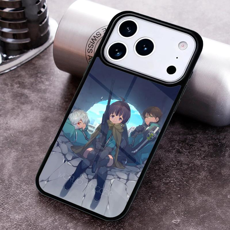 World Trigger Phone Case For iPhone 17,16e,15,14,13,12,11,Mini,Pro,MAX soft Silicone Cover