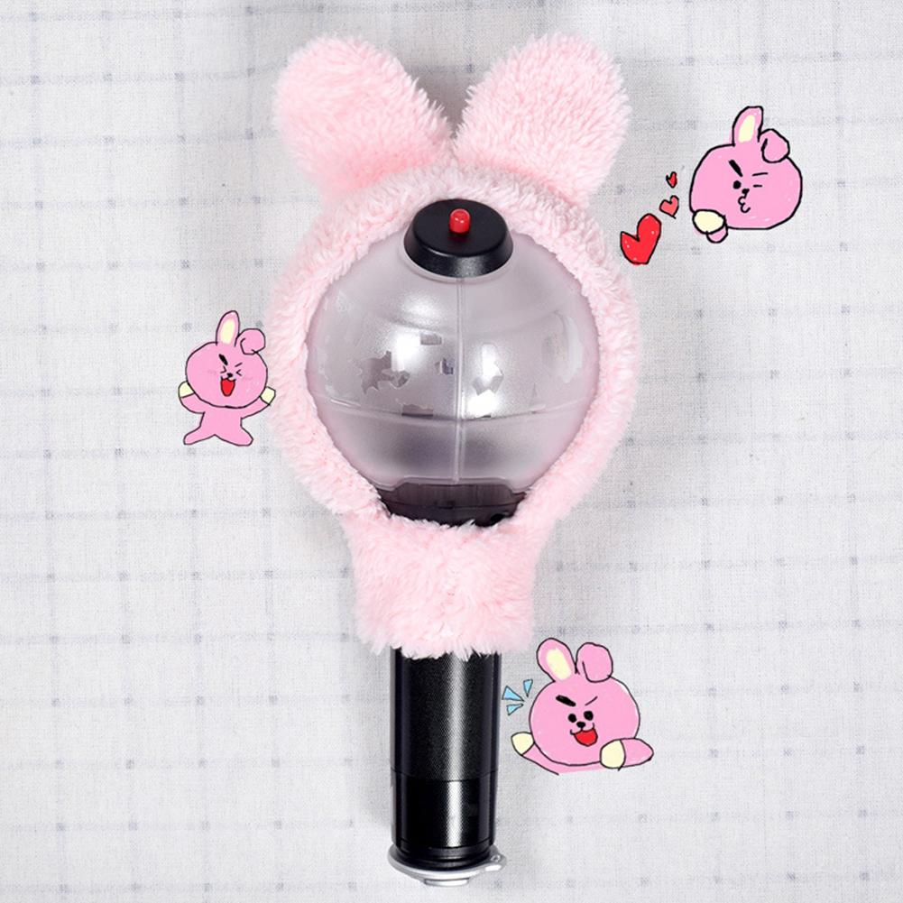 

Симпатичный мультяшный абажур с плюшевой поверхностью для поддержки фанатов(Не включая лампу) Cool can - rabbit