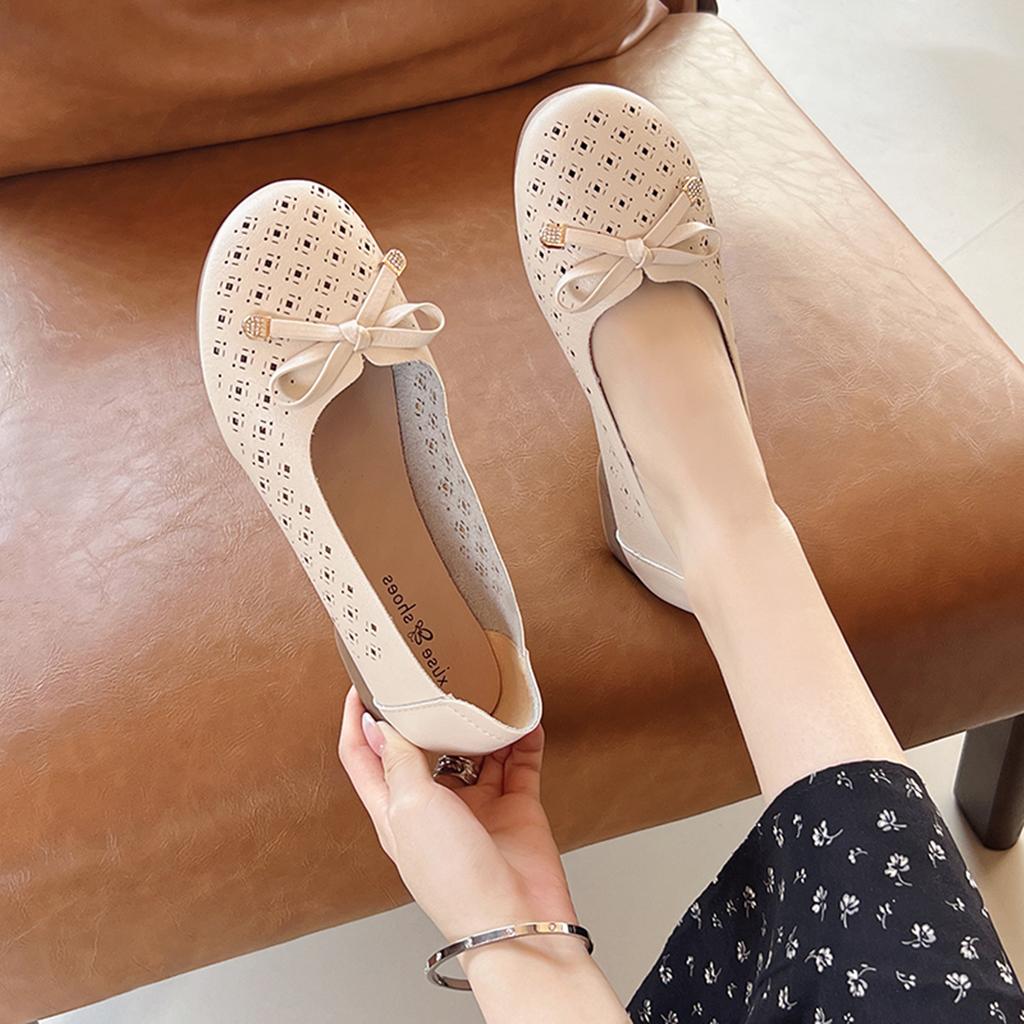 Fashion Shoes Woman 2025 Female Footwear Shallow Mouth All-Match Round Toe Modis Casual Sneaker Slip-on New Summer Dress Cute Slip On Fl