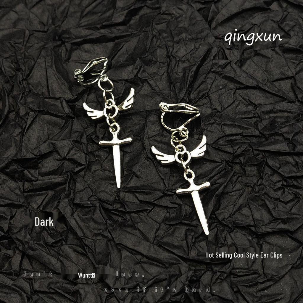 Exclusivo Ear Cuff de Camada Dupla Brilhante com Diamantes de Alto Padrão: Design Versátil e Indolor