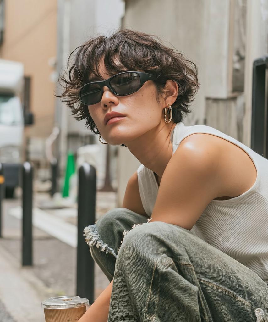 Weeoweeo Los Black Sunglasses