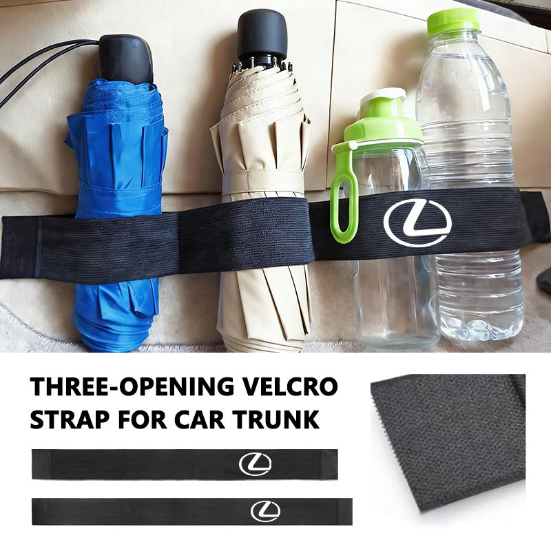 YOM1 For Lexus Car Trunk Organizer Elastic Fixing Strap Storage Bracket Velcro Strip Auto Accessories IS350 ES350 IS250 IS460 IS220h