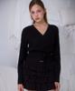 ROSEFRANTZ Muse Wrap Rib Knit [Black]