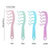 Hair Styling Hair Fluffy Roots Combs Hairline Comb Hair Slit Cover Brush Z Shaped Design Soft Curly Hair Fluffy Hair Comb