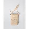 Daiso Padded Mini Crossbody Bag Beige