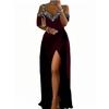 New European and American Style Off-the-Shoulder Women's Evening Dress