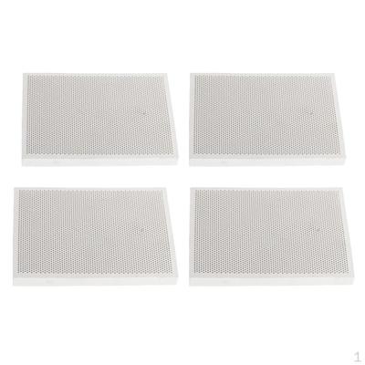 4 Pcs Rectangle Insulating Firebrick Brick Thermal Welding Ceramic