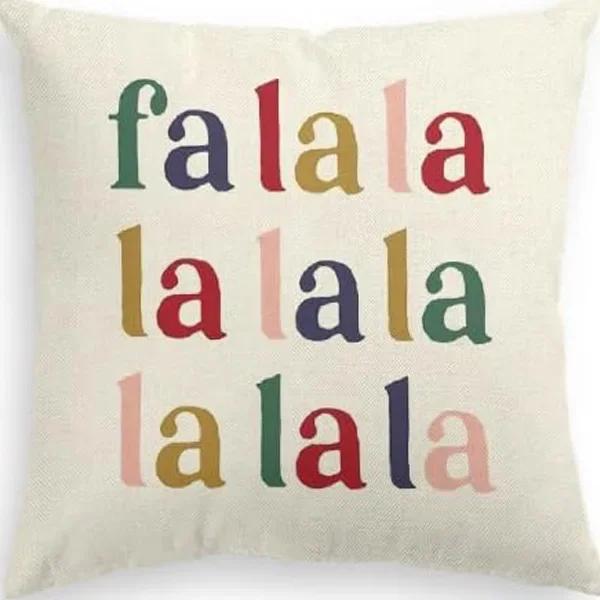 Merry Christmas Decor Cushion Cover 45x45 cm Pillow CaseCartoon Reindeer Santa Claus Printed Throw Pillowcase Linen Pillow Cover