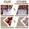 Elegant red and white rose party background: perfect for birthdays, anniversaries,bachelorette parties, etc-bracket not included