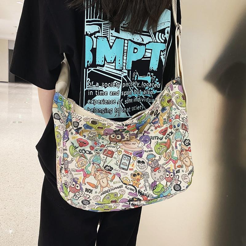 Canvas Shoulder Women's Tote Bag Ladies Simple Casual Large Capacity Designer Handbags for Women Travel Solid Shopper Bag