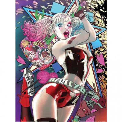 Harley Quinn Comic Paper Poster