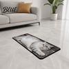 Non-slip Shower Carpet Cute Cat Shape Bathroom Rug 3D Simulation Modeling Soft Imitation Floor Mat Cashmere Absorbent Mat Decorative for Home Decor