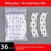 36 Sheets Waterproof Supertape Hair Tape Double Side Adhesive Super Tape For Lace Wig Toupee Replacement