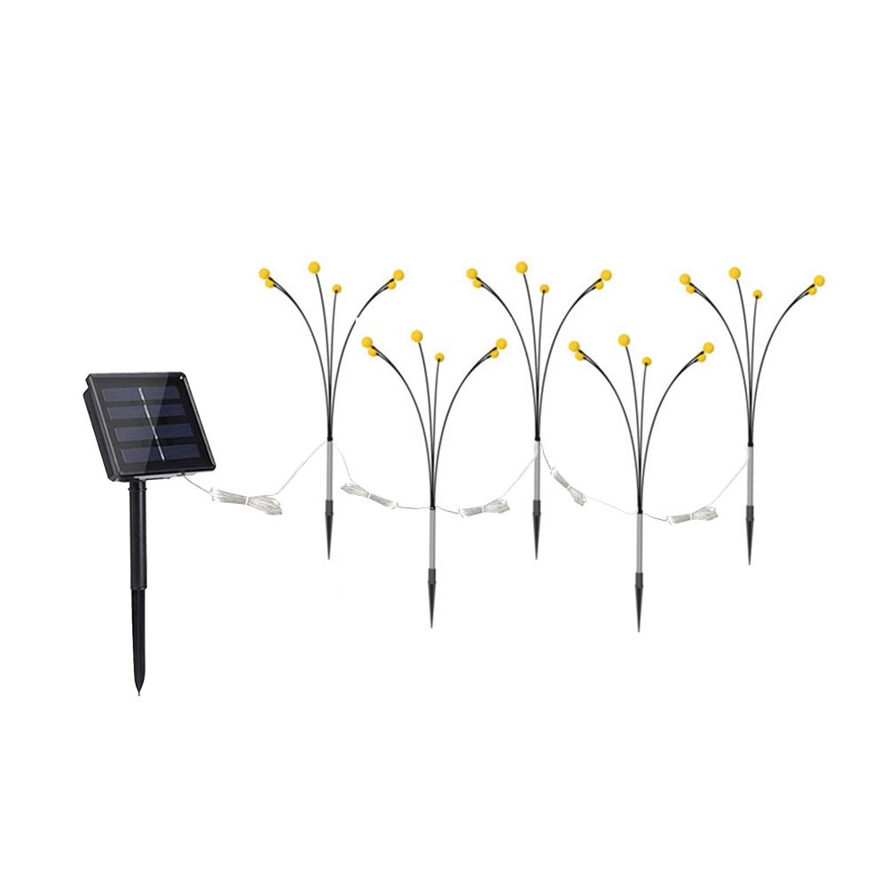 70cm Solar Firefly Light IP65 Waterproof Lawn Fireworks Light Lighting Ornaments Christmas Decoration for Backyard Path Walkway